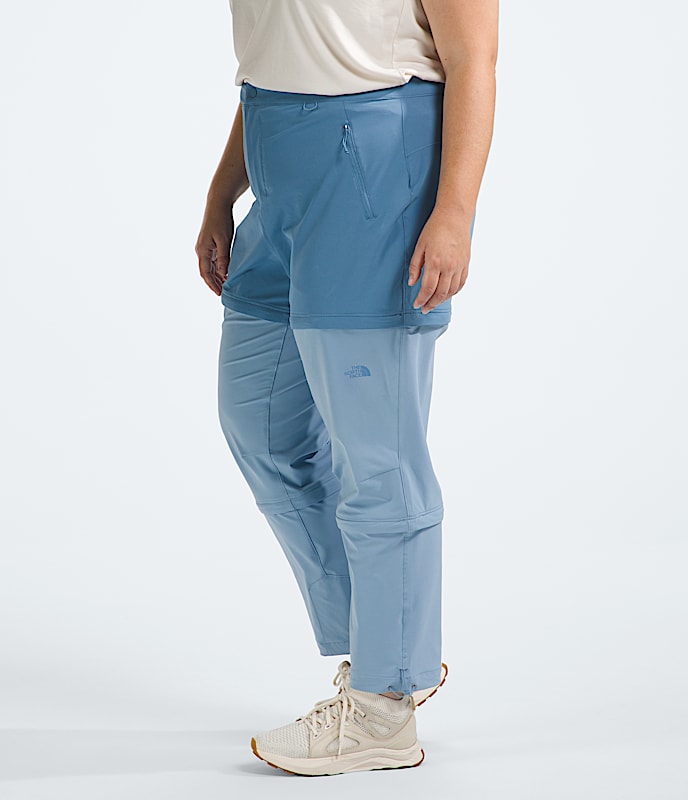 Womens Plus Bridgeway ZipOff Pants TNF MODEL34