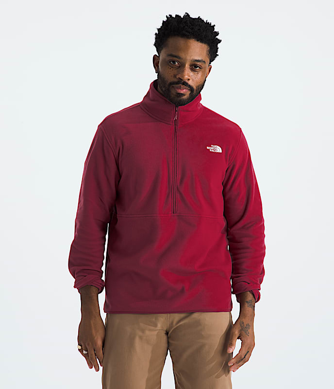 Mens Glacier Fleece Zip TNF HERO