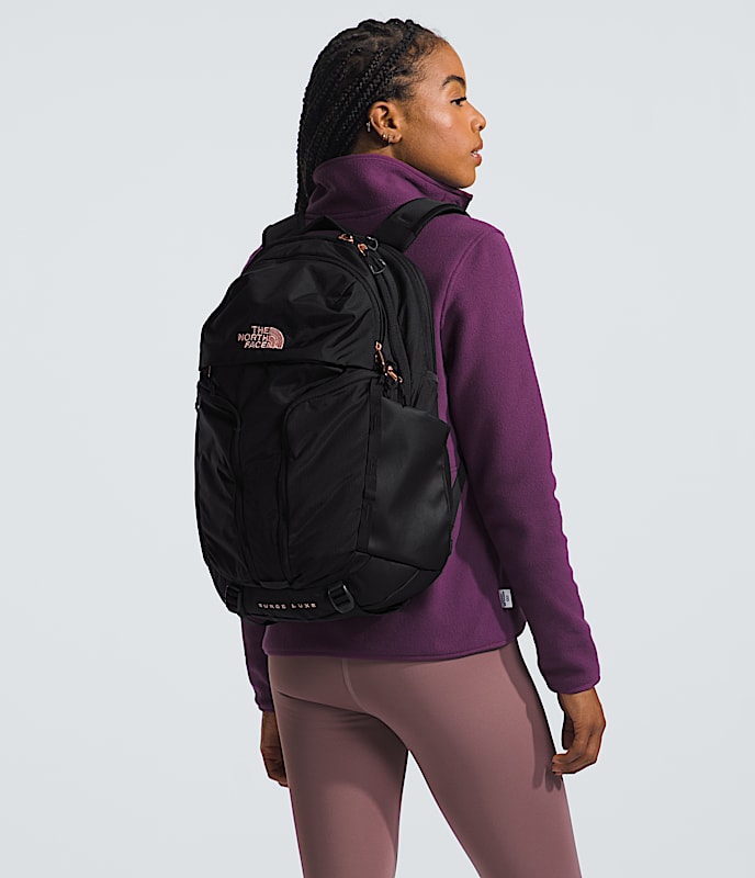 Womens Surge Luxe Backpack  31L TNF MODELBACK
