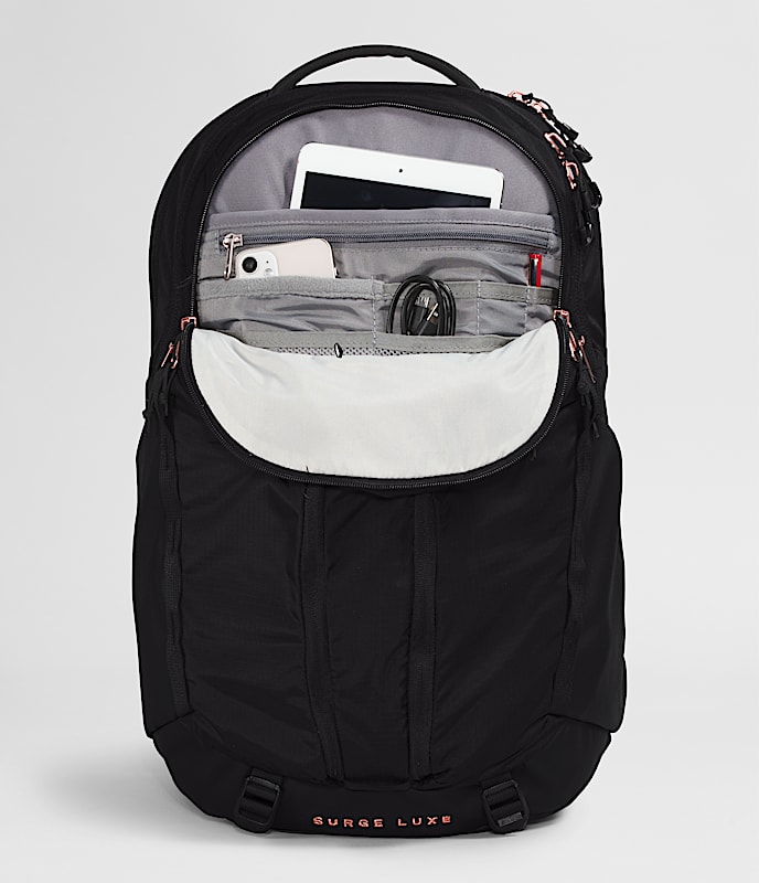 Womens Surge Luxe Backpack  31L TNF DETAIL1