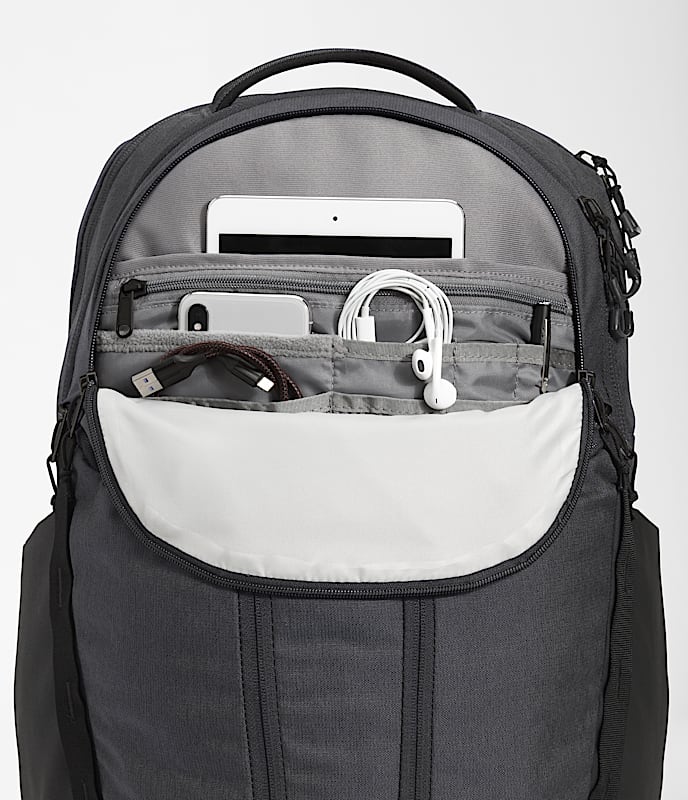 Surge Backpack TNF Asphalt Grey Light HeatherTNF Black DETAIL1