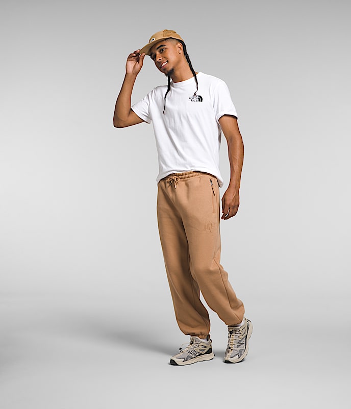 Mens Heavyweight Relaxed Fit Sweatpants TNF MODEL34