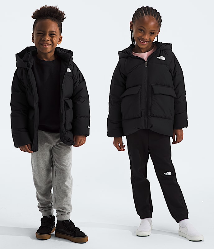 Parka double en molleton North Down pour enfants TNF HERO