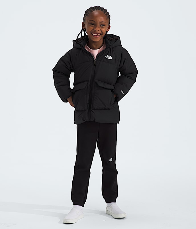 Parka double en molleton North Down pour enfants TNF HERO2