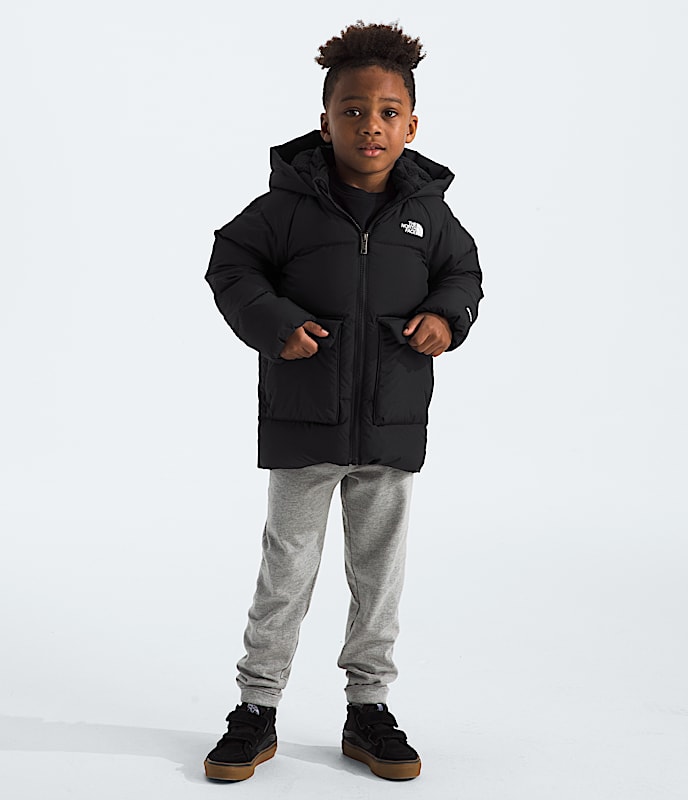 Parka double en molleton North Down pour enfants TNF HERO3