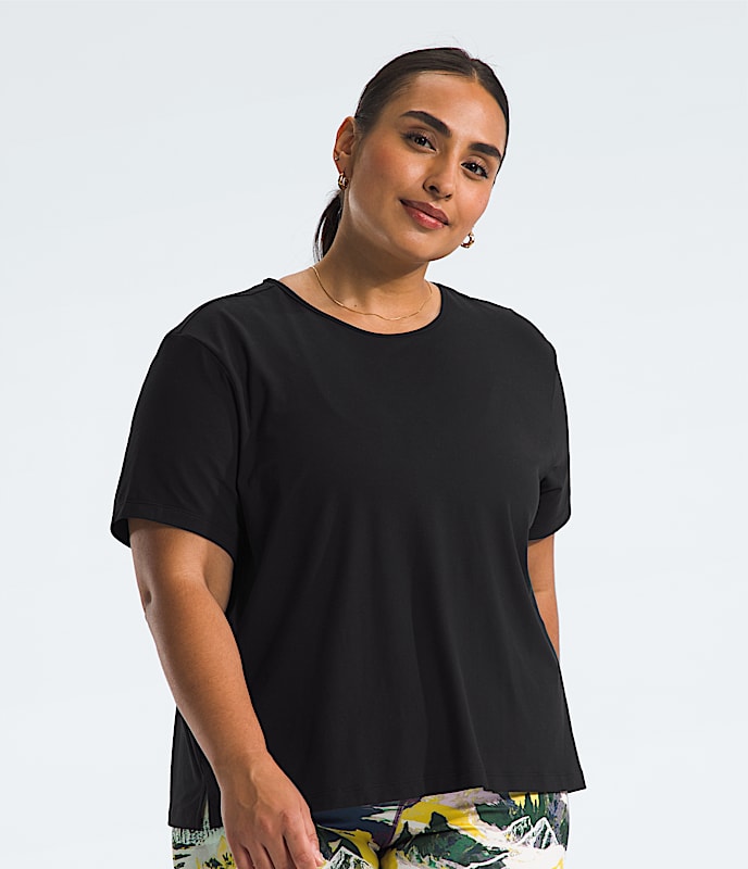 Womens Plus Dune Sky ShortSleeve TNF Main