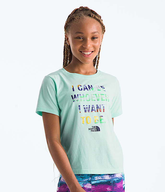 Girls ShortSleeve Graphic Tee TNF Main