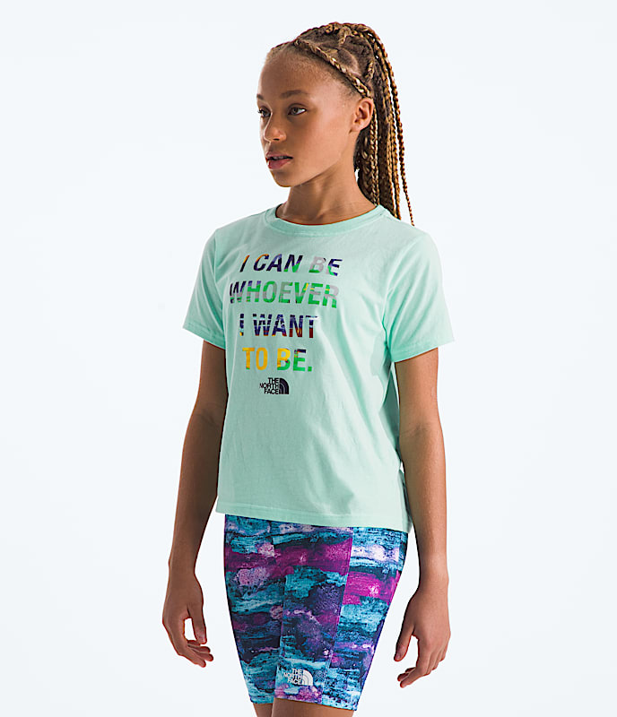 Girls ShortSleeve Graphic Tee TNF MODEL34