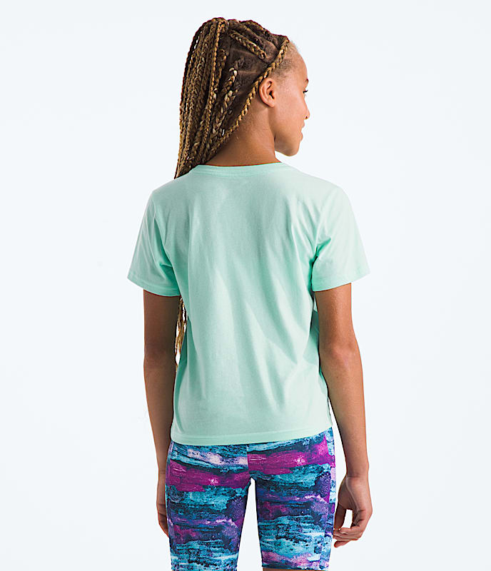Girls ShortSleeve Graphic Tee TNF BACK