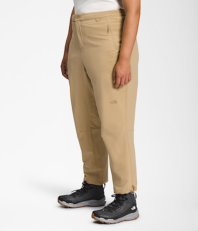 Womens Plus Bridgeway Ankle Pants TNF MODEL34