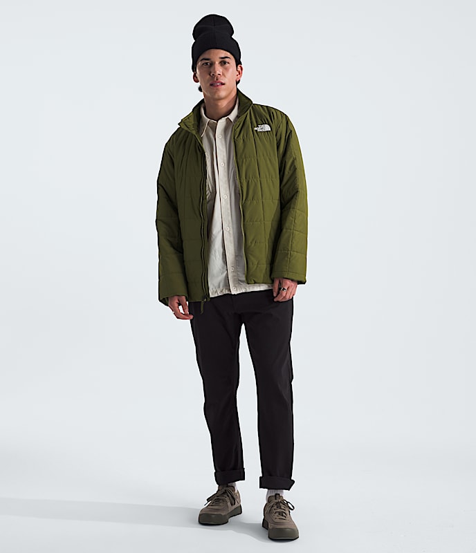 Mens Junction Insulated Jacket TNF Forest Olive HERO2