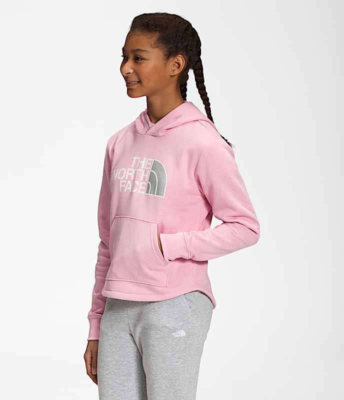Girls Camp Fleece Pullover Hoodie TNF MODEL34