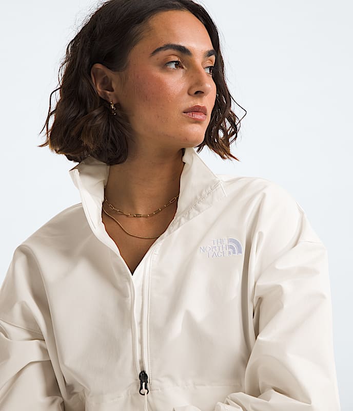 Womens TNF Easy Wind Pullover TNF ALT1