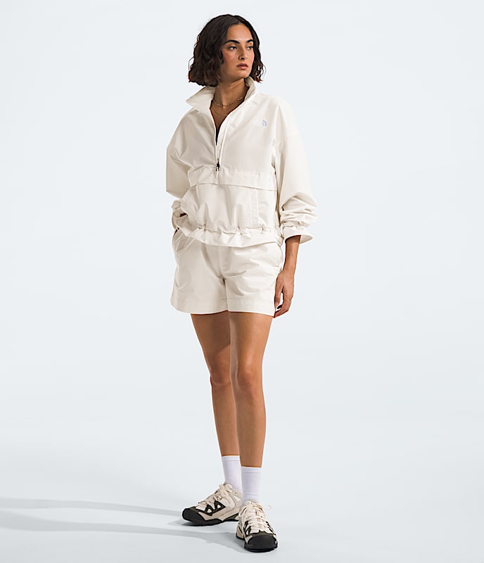 Womens TNF Easy Wind Pullover TNF HERO2