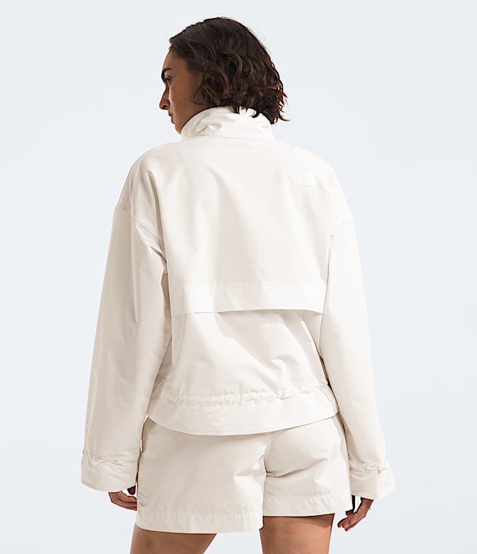 Womens TNF Easy Wind Pullover TNF BACK