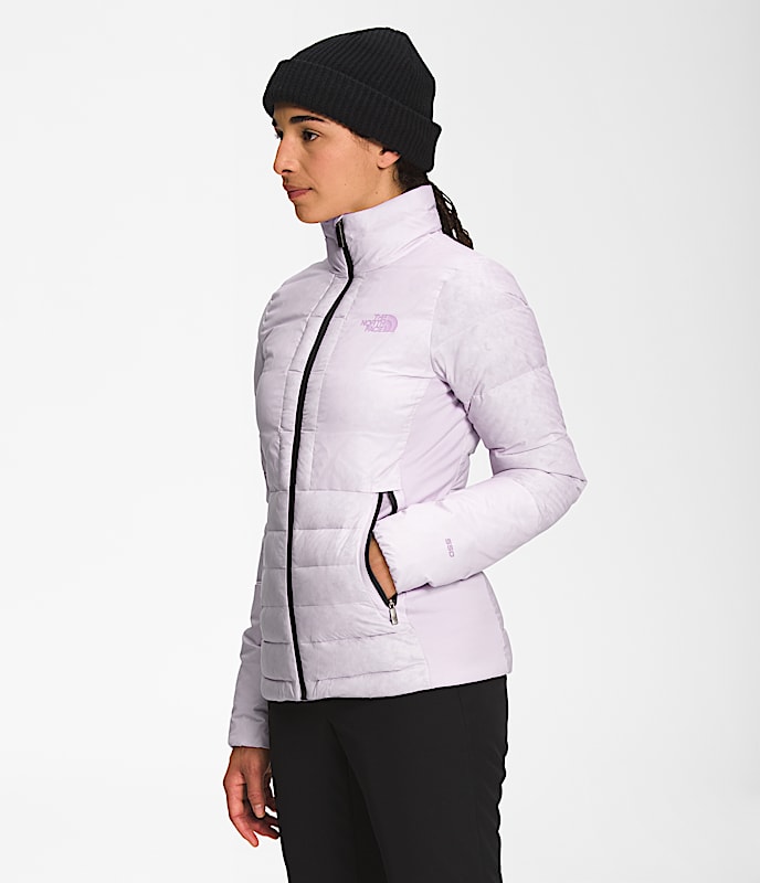 Womens Evelu Down Hybrid Jacket TNF MODEL34