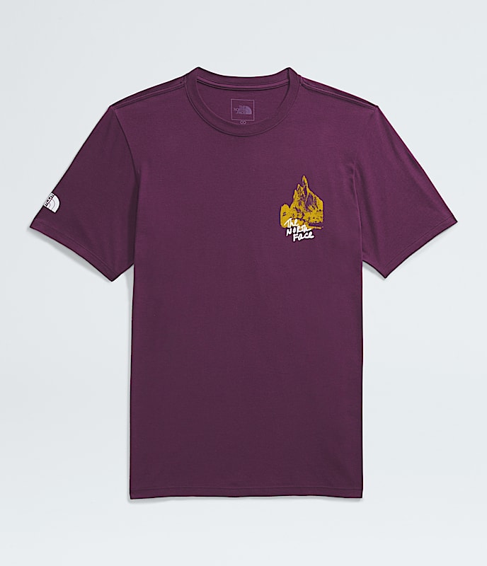 Mens ShortSleeve Mountain Tee TNF ALTFRONT
