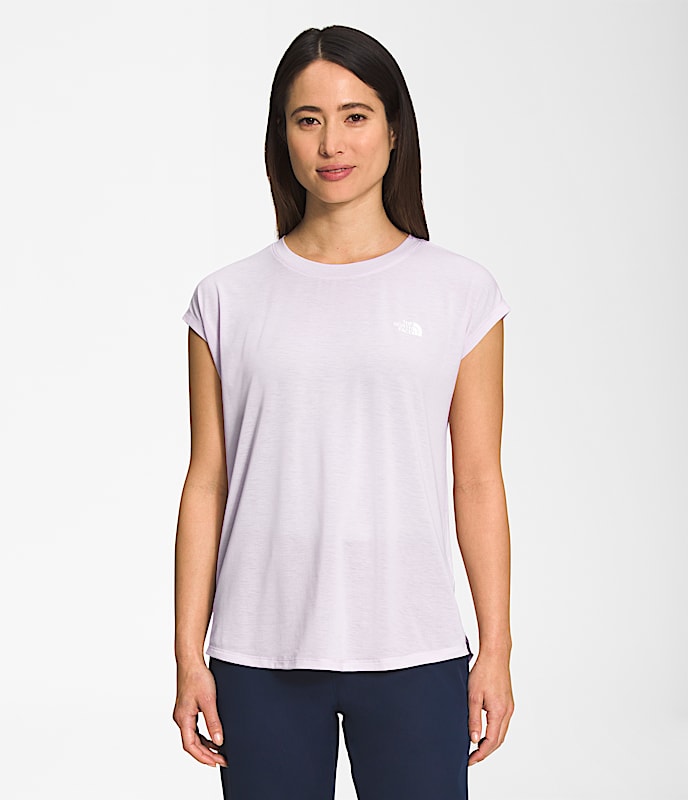 Womens Wander Slitback ShortSleeve TNF Main