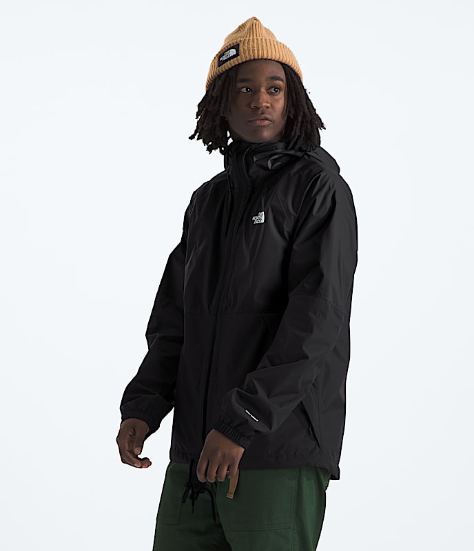 Mens Antora Rain Hoodie TNF MODEL34