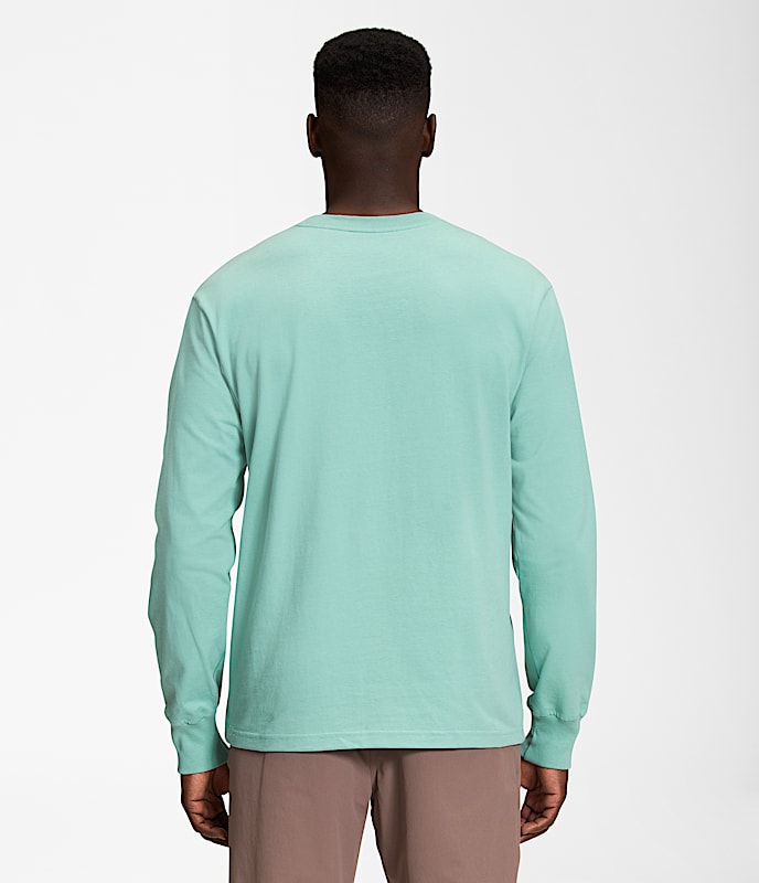 Mens LongSleeve Heavyweight Tee TNF BACK