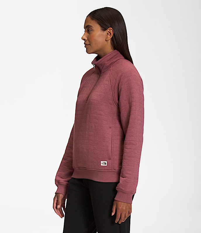 Womens Longs Peak Quilted Zip TNF MODEL34