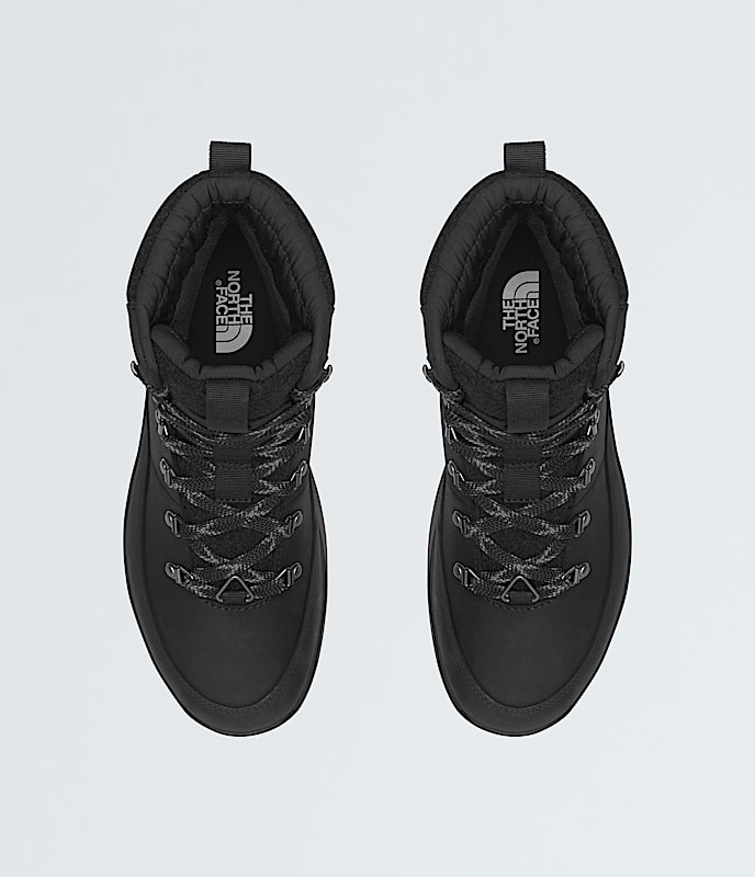 Mens Bergen Leather Waterproof Boots TNF DETAILINSTEP