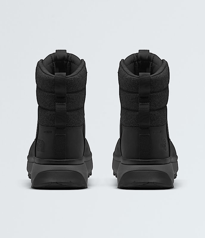 Mens Bergen Leather Waterproof Boots TNF BACK