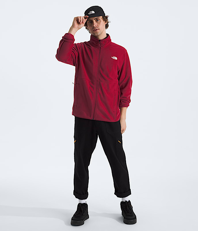 Mens Glacier Fleece Jacket TNF HERO2