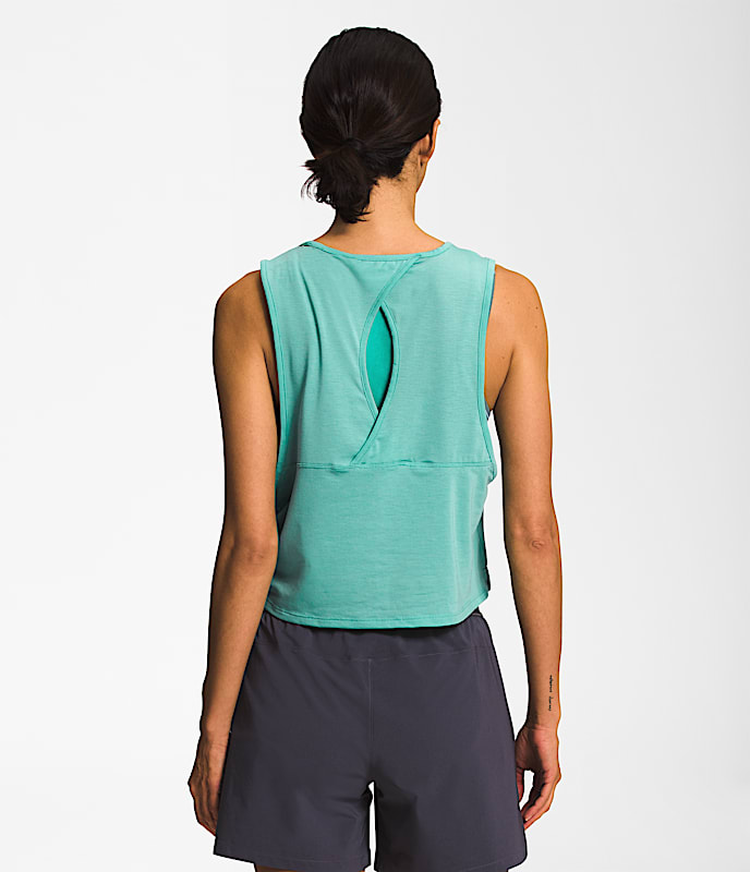 Womens Wander Crossback Tank TNF BACK