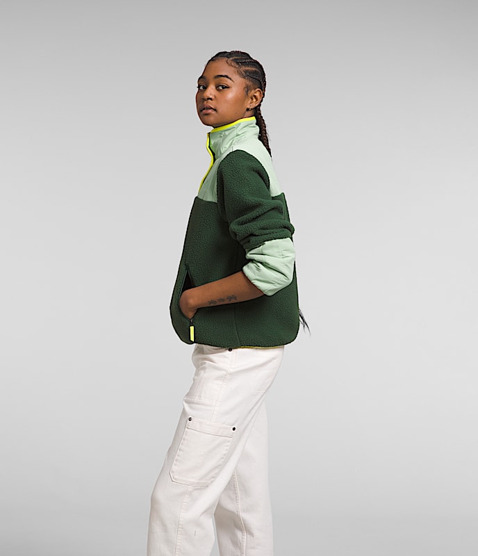 Womens Cragmont Fleece Snap TNF MODEL34