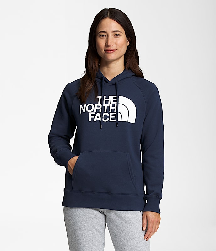 Womens Half Dome Pullover Hoodie TNF HERO