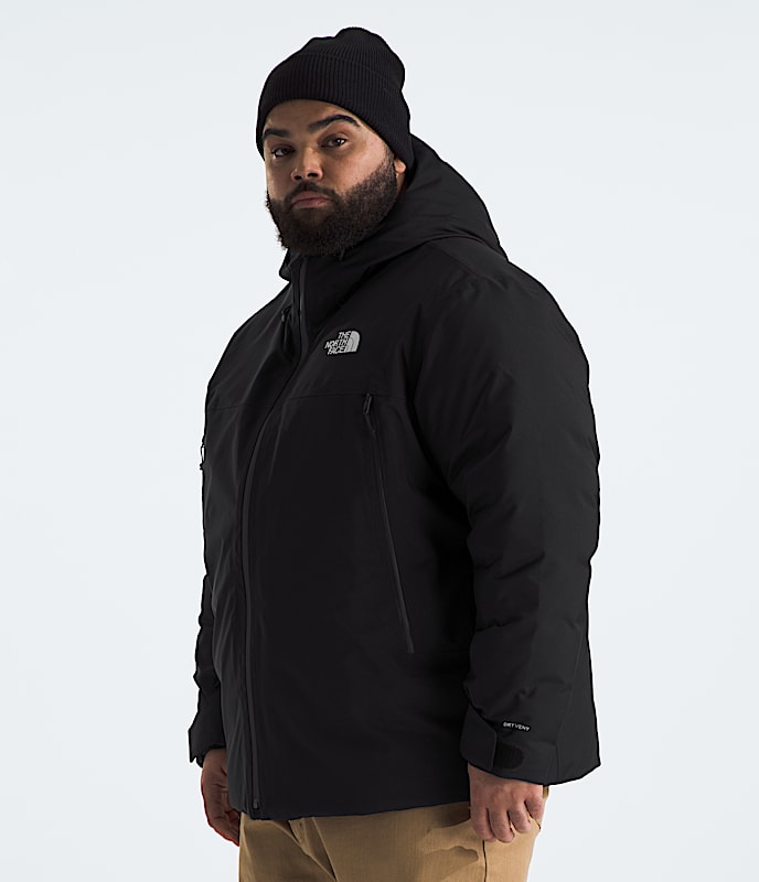 Mens Big TNF Range Down Hooded Jacket TNF MODEL34