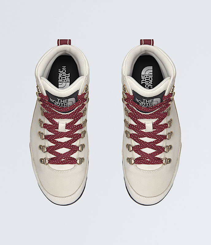 Womens BackToBerkeley IV Leather Waterproof Boots TNF White DuneTNF Black DETAILINSTEP