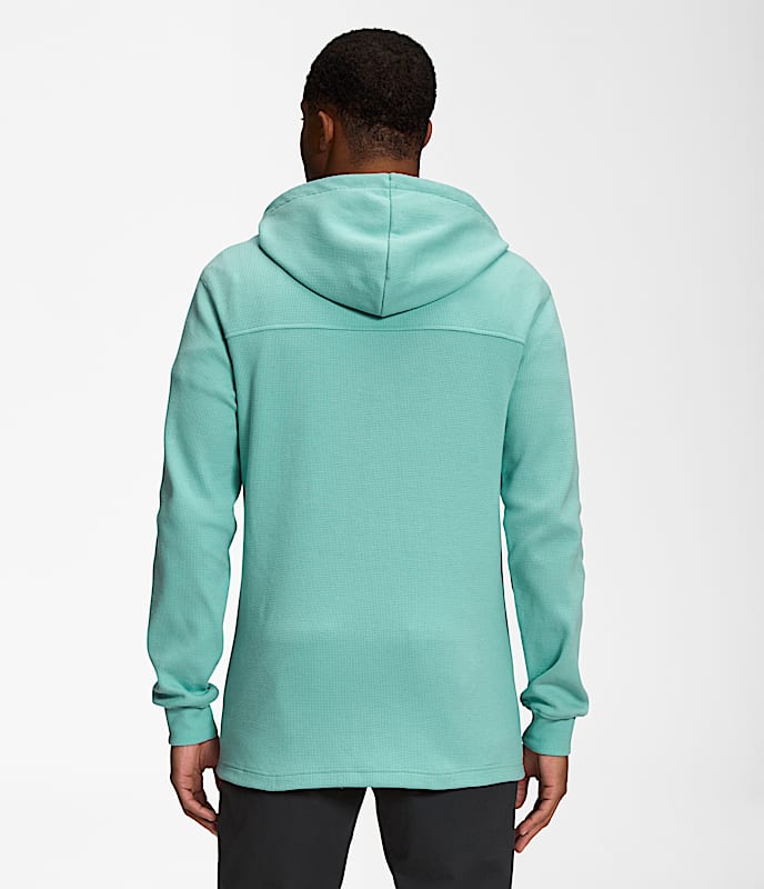Mens Waffle Hoodie TNF BACK