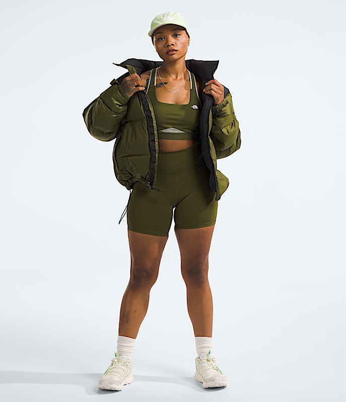 Womens Dune Sky Tights Shorts TNF HERO2