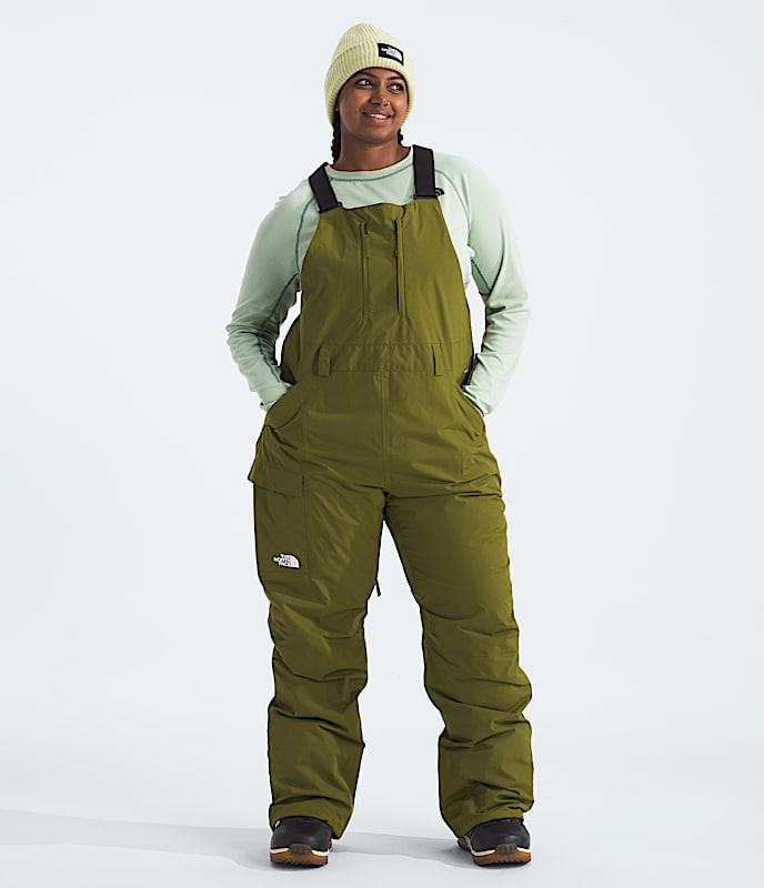 Womens Plus Freedom Insulated Bibs TNF HERO