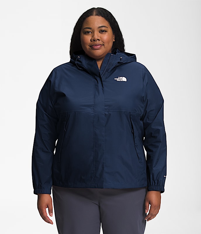 Womens Plus Antora Rain Jacket TNF Main