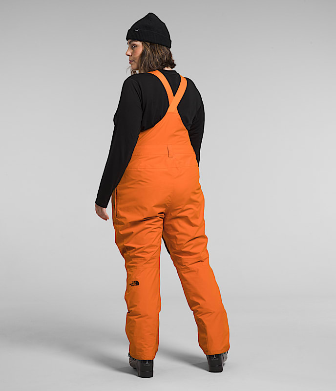 Womens Plus Freedom Bibs TNF BACK
