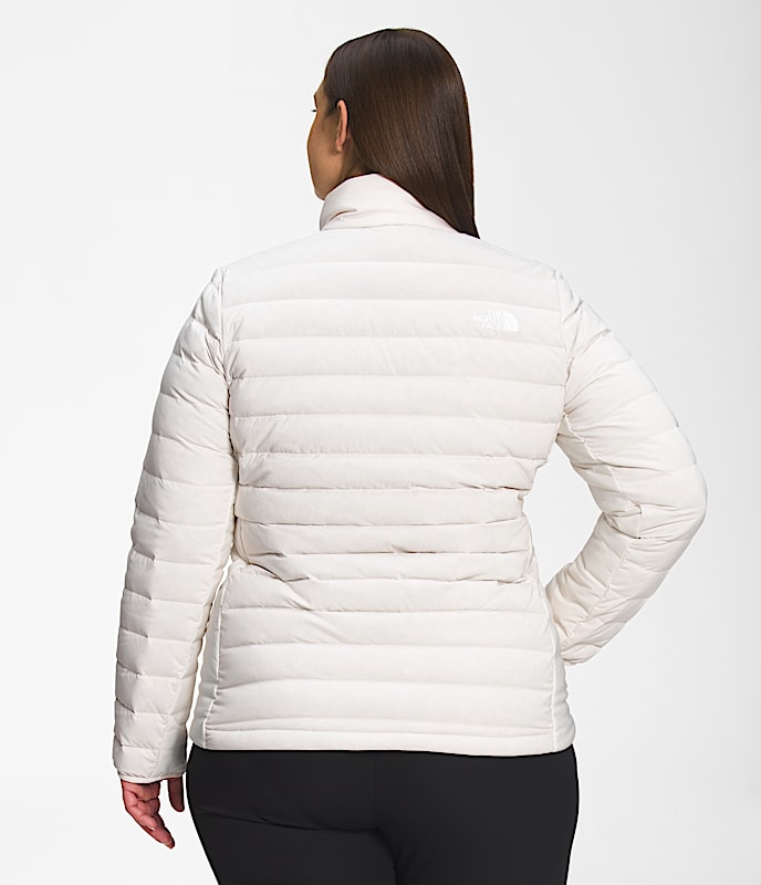 Womens Plus Belleview Stretch Down Jacket TNF BACK