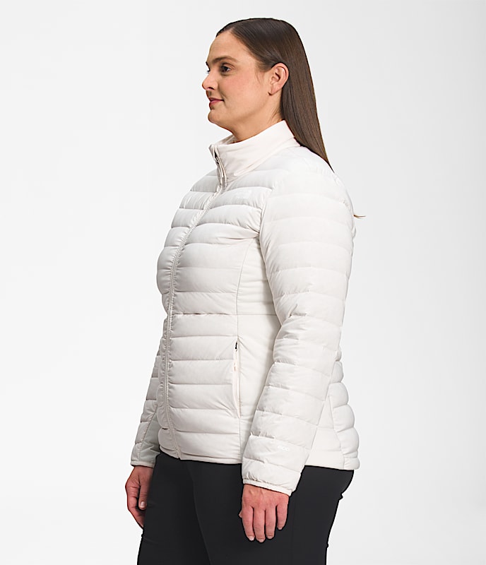 Womens Plus Belleview Stretch Down Jacket TNF MODEL34