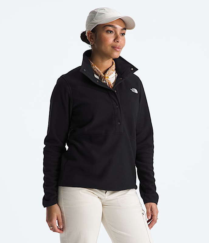 Womens Glacier Fleece Snap TNF MODEL34
