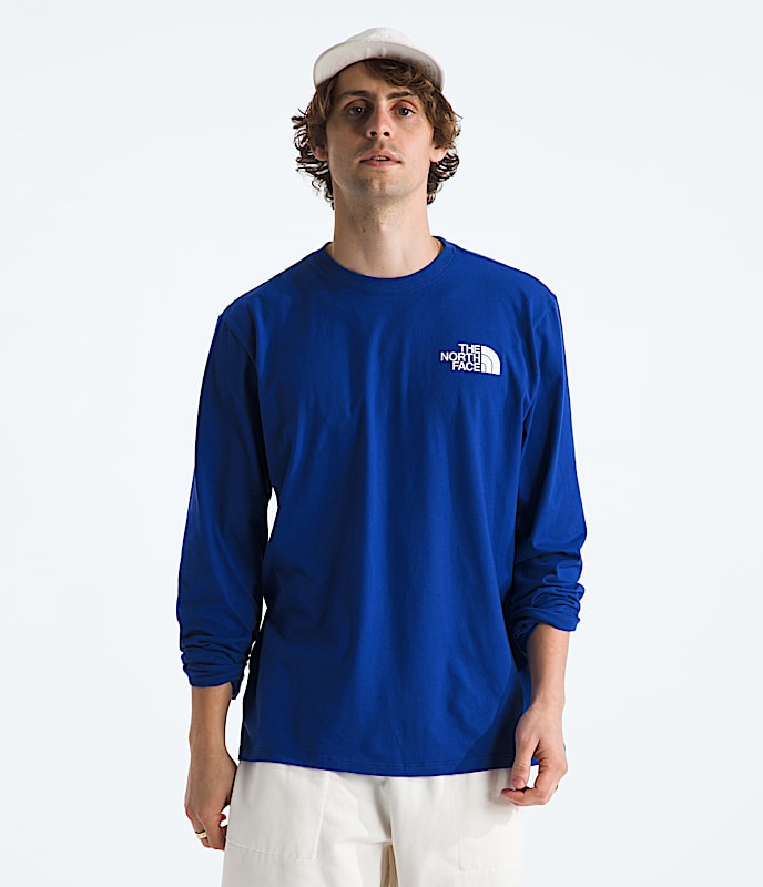 Mens LongSleeve Walls Tee TNF BACK