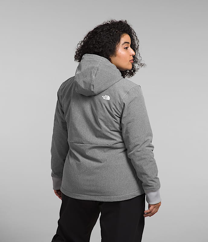 Womens Plus Shelbe Raschel Hoodie TNF BACK