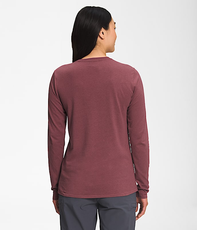 Womens Terrain LongSleeve Tee TNF BACK