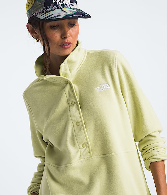 Womens Glacier Fleece Snap TNF HERO2