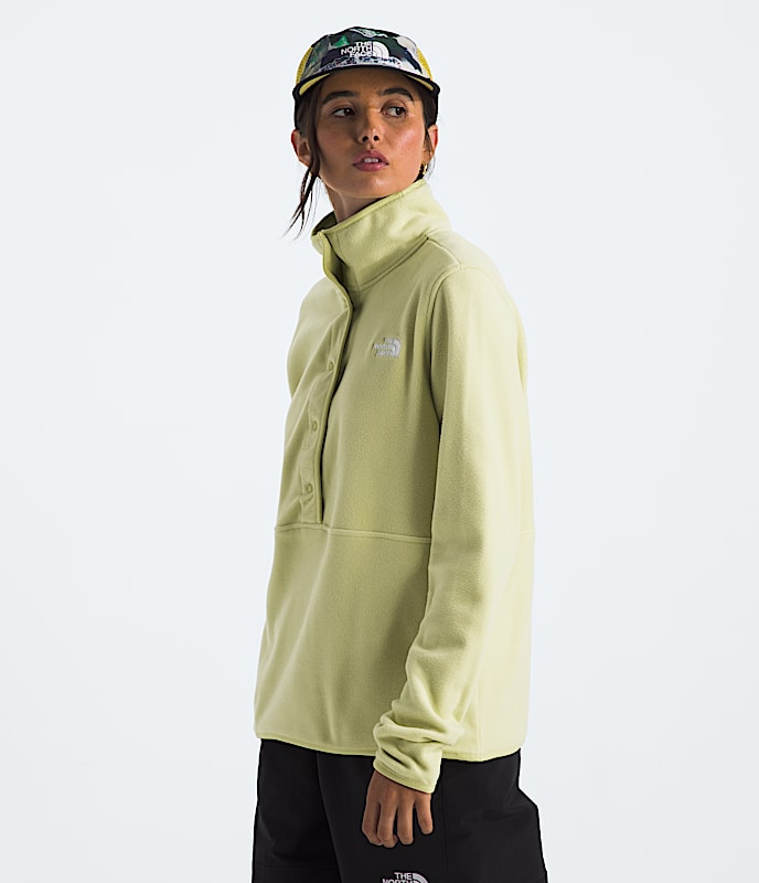 Womens Glacier Fleece Snap TNF MODEL34