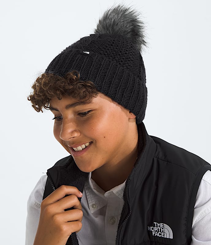 Kids’ Oh Mega Fur Pom Beanie