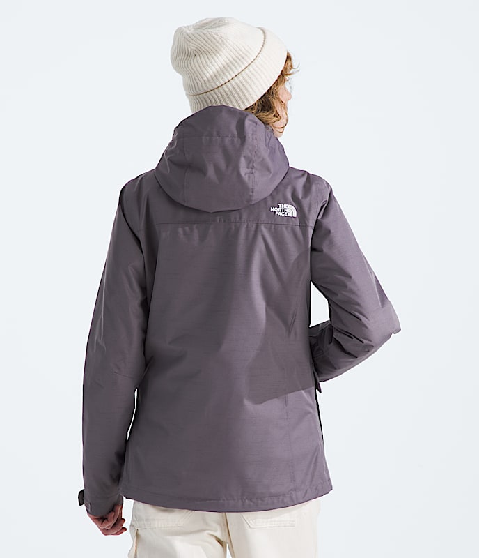 Womens Monarch Triclimate Jacket TNF BACK