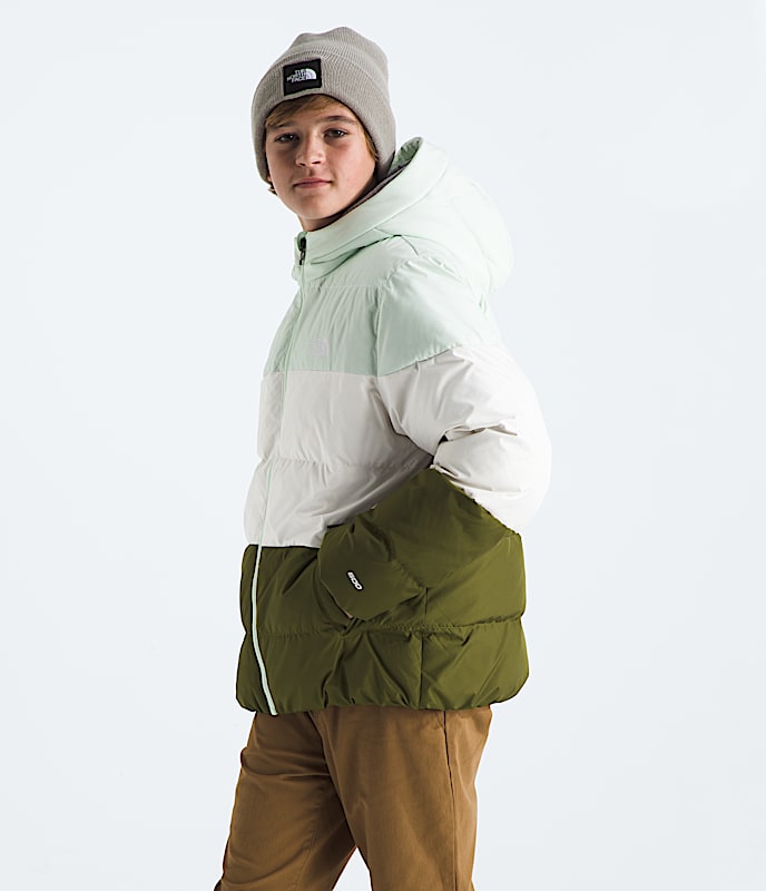 Boys  Girls Frost Fall Hooded Jacket TNF MODEL34