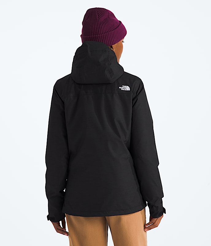 Womens Monarch Triclimate Jacket TNF BACK